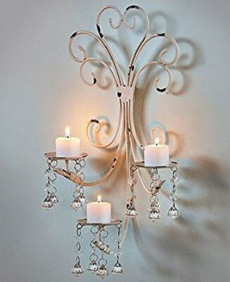 crystal sconce