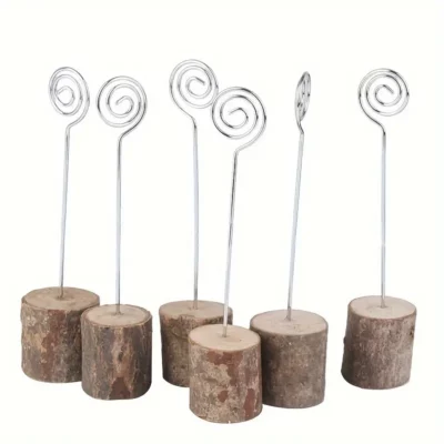 metal table number holders