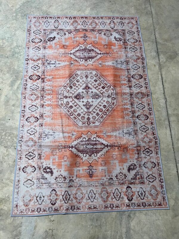 Vintage orange rug