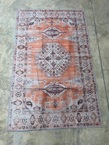 Vintage orange rug