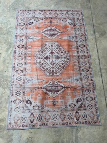 Vintage orange rug