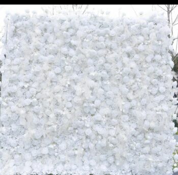 White flower wall