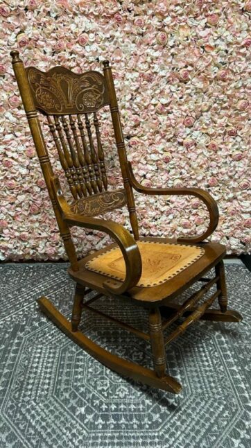 Vintage wood rocker